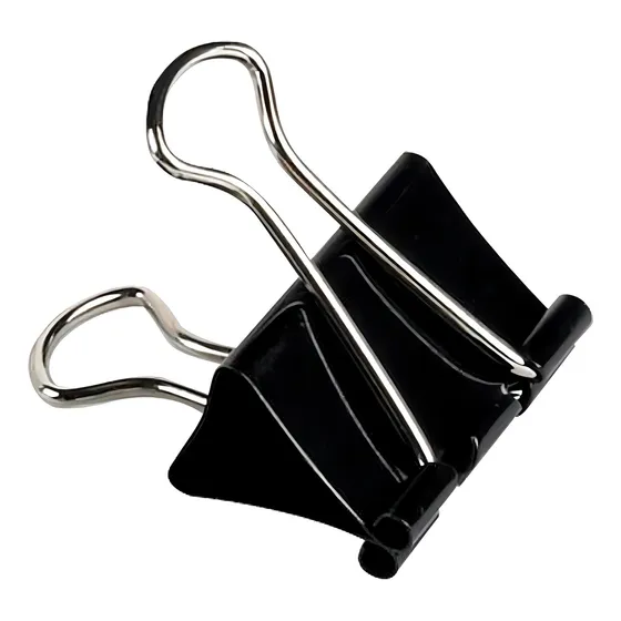 Aprieta Papel Binder Clip Manito Mariposa 51mm Nr.5 Caja X12 Color Negro