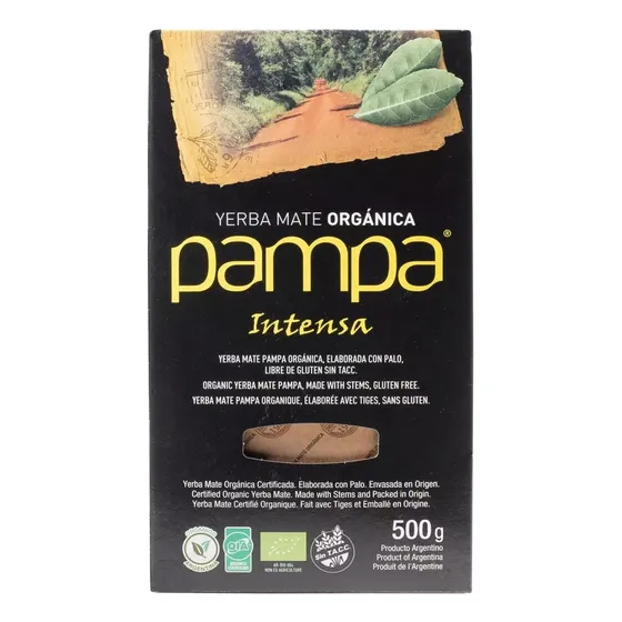 Yerba Mate Organica Pampa Intensa X 500grs X 10u Hot Sale!