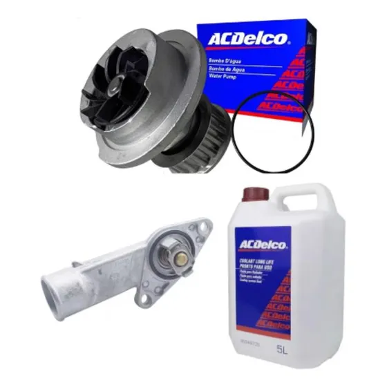 Kit Bomba Dagua + Valvula Termostatica + Aditivo 5l Onix Pri