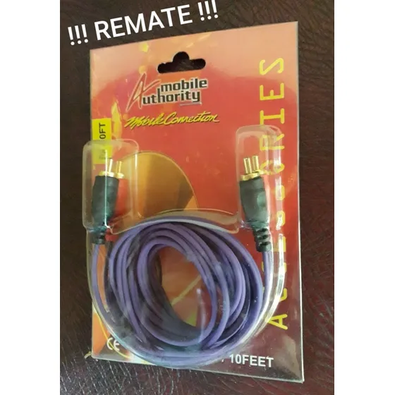 Cable Rca 3m Audio Y Video - Color Negro