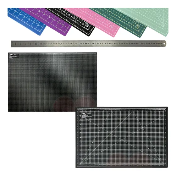 Apoio Para Corte Placa Grande 90x60 Patchwork Scrap Régua 60