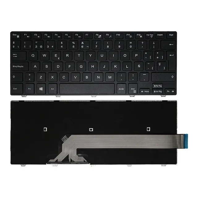 Teclado Dell 14-3000 Negro 490.00g07.0l1e 0tckcw Sn8233