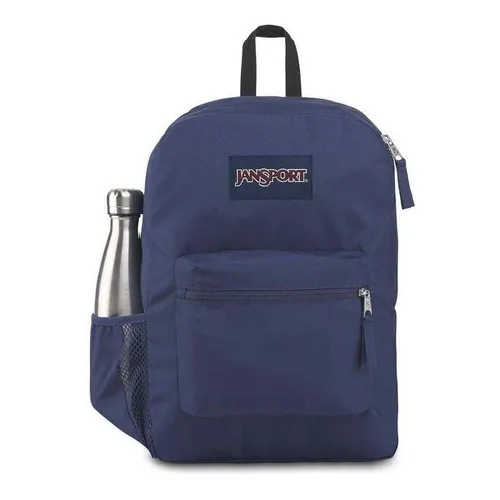 Mochila Jansport Cross Town azul marino de 26 litros, color azul marino