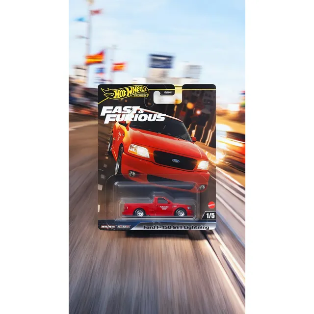 Hot Wheels F-150 Svt Lightning Fast & Furious 1:64