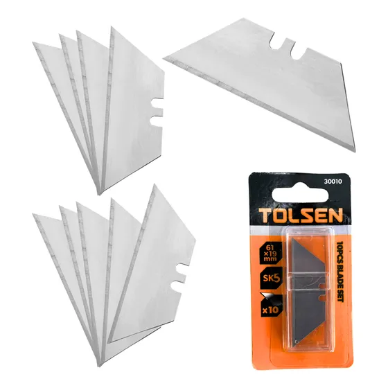 Hoja Hojillas De Exacto Doble Rectratil 61 X 19mm X10