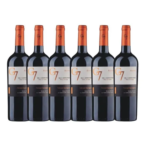 Vino G 7 Reserva Chileno Promo X 6