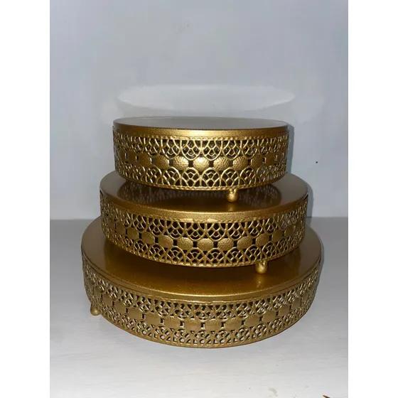 Bases Para Tortas Doradas Con Diseños