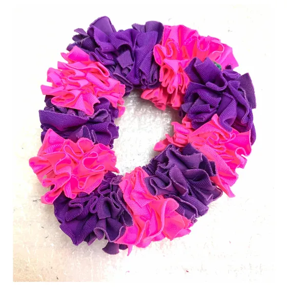 Colero, Goma Scrunchie Artesanal (retira En La Paloma Rocha)