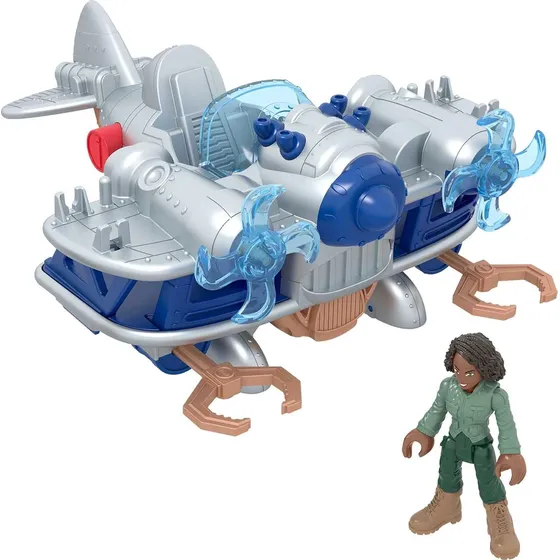 Set Imaginext Jurassic World Kayla Watts & Avión Rastreador