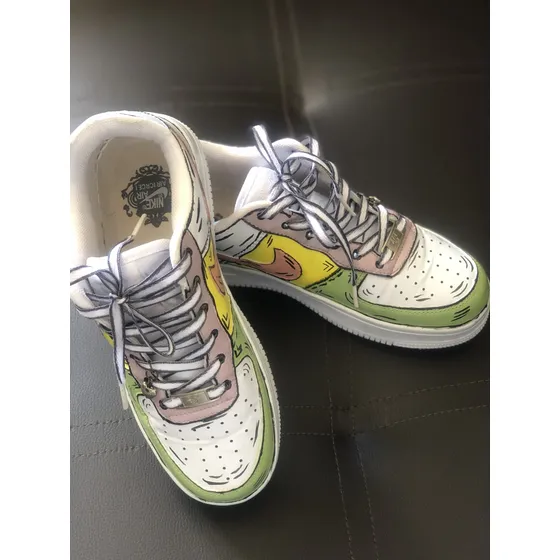 Zapatos Deportivos Personalizados Estilo Cartoon