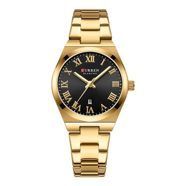 Reloj De Mujer Curren 9095 Diseño Alta Gama Delgado Fecha