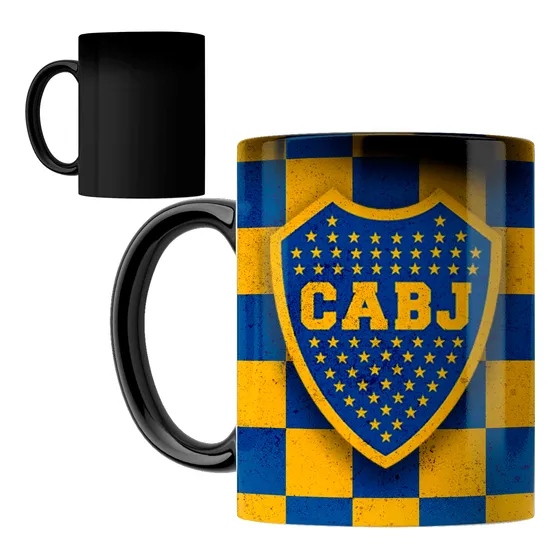 Taza Mágica Clubes Argentinos Equipos Escudos Futbol C/caja