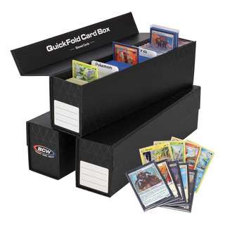 Bcw Quickfold Card Caja De Almacenamiento Para Tarjetas S... Bcw Quickfold Card Caja De Almacenamiento Para Tarjetas S...