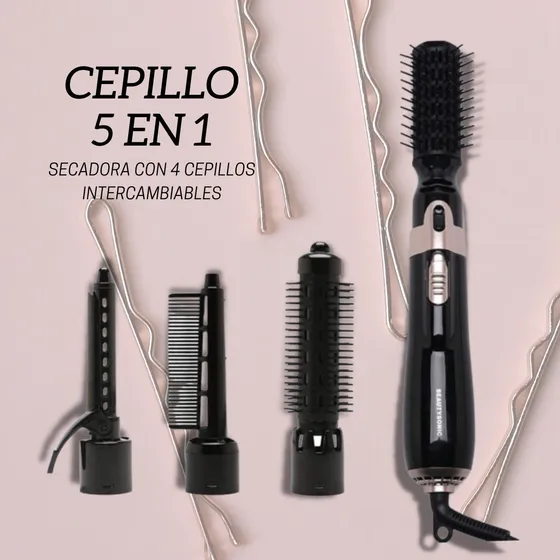 Cepillo Secador 5 En 1