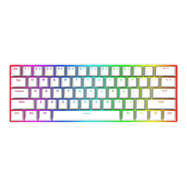 Teclado Gamer Redragon Dragonborn K630w-rgb Qwerty Red Rgb
