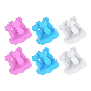 Xj-home 6 Soportes De Silicona Para Cepillos De Dientes ' Ga Xj-home 6 Soportes De Silicona Para Cepillos De Dientes ' Ga