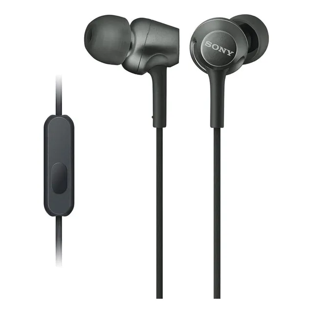 Receptor De Oído Interno Sony Mdr-ex255ap B Negro Con Micróf