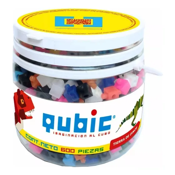 Qubic Bloques Construcción Encastre Didactico 600 Pzs