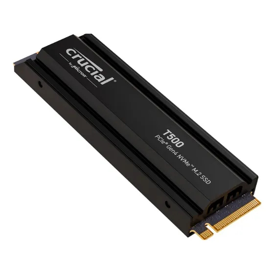 Ssd Crucial Ct1000t500ssd5 Interno 1tb Con Disipador 7300mbs Color Negro