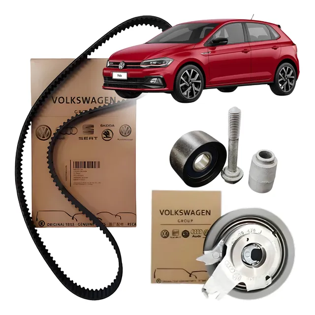 Kit Correia Dentada + Polia + Tensor Vw Polo 1.6 16v Msi