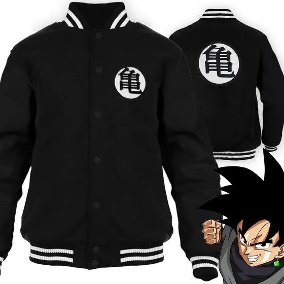 Jaqueta Dragon Ball Z Goku Moletom Bordado Blusa Anime Geek