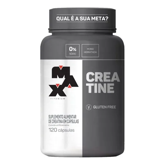 Creatina - 120 Cápsulas - Max Titanium