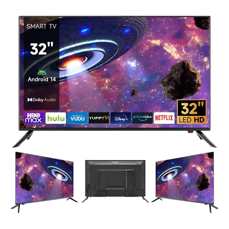 Smart Tv 32 Polegadas Led Hd Android 14 Wifi 100/240v Dolby 