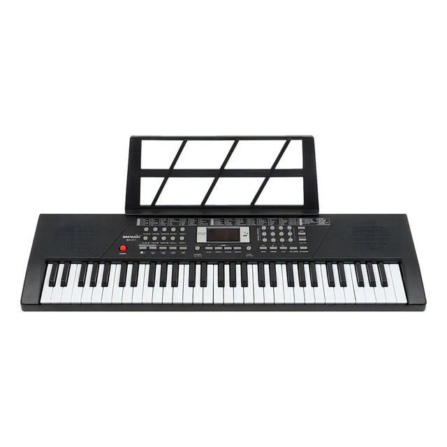 Teclado Musical Iniciante Piano Eletronico 61 Teclas Cor Preto 110v/220v Teclado Musical Iniciante Piano Eletronico 61 Teclas Cor Preto 110v/220v
