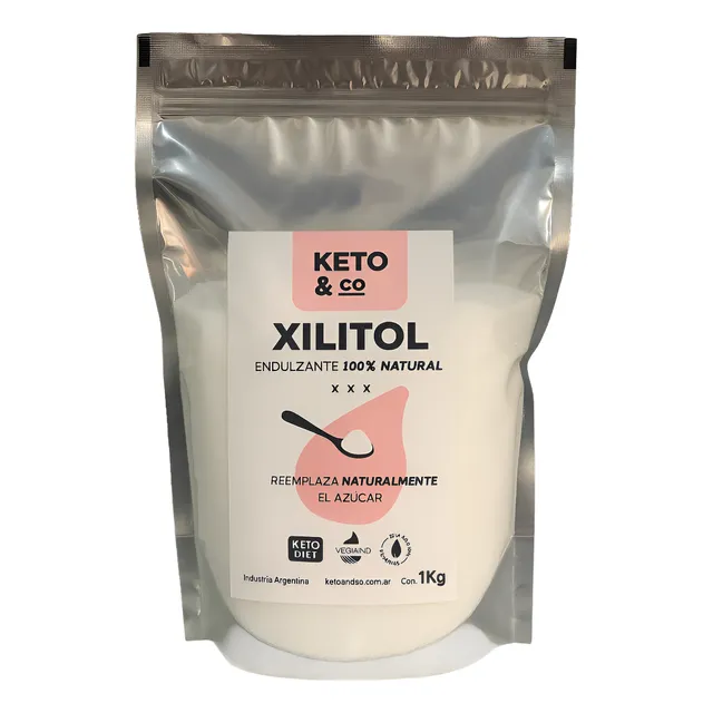 Xilitol Polvo | 1 Kg | Endulzante Natural | Keto & Co® 
