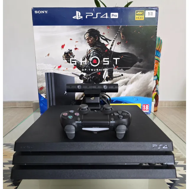 Sony Ps4 Pro Slim 1tb Edición Ghost Limited 4k