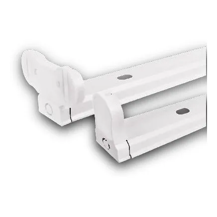Lampara Lineal 120cm Tipo Strip Para 1 Tubo Led Con Socates