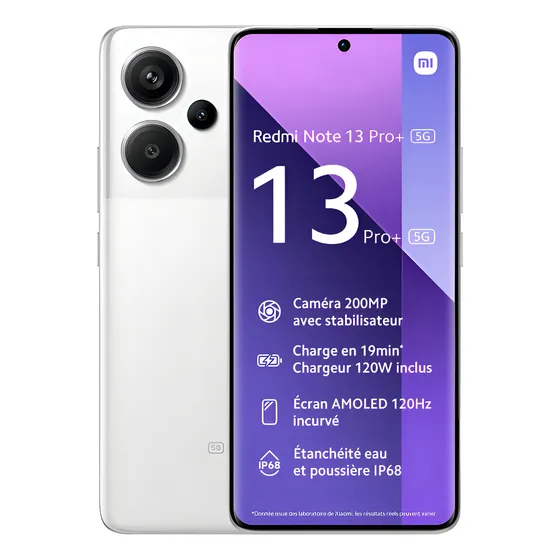 Xiaomi Redmi Note 13 Pro+ 5G Dual SIM 512 GB blanco 12 GB RAM