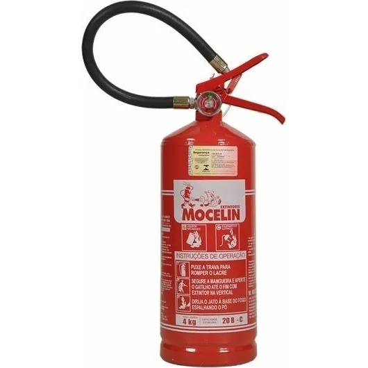 Extintor Pó Químico Bc 4kg 20-b:c + Suporte  De Parede Maximo 2 Unidades Por Compra + Nf-e