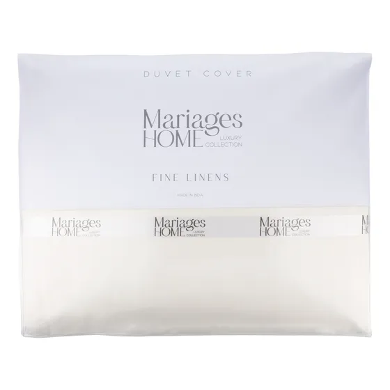 Funda Nórdica De Lino Línea Antalya Twin Size Color Natural