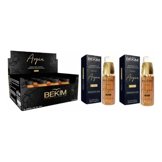 Combo Ampolla Argan + Serum Argan X2 Bekim