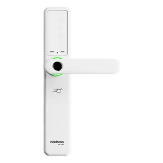 Fechadura Smart Digital Ifr 7000 Intelbras Branca Leitor Biométrico, Senha, Tag E Abertura Por Aplicativo Fechadura Smart Digital Ifr 7000 Intelbras Branca Leitor Biométrico, Senha, Tag E Abertura Por Aplicativo