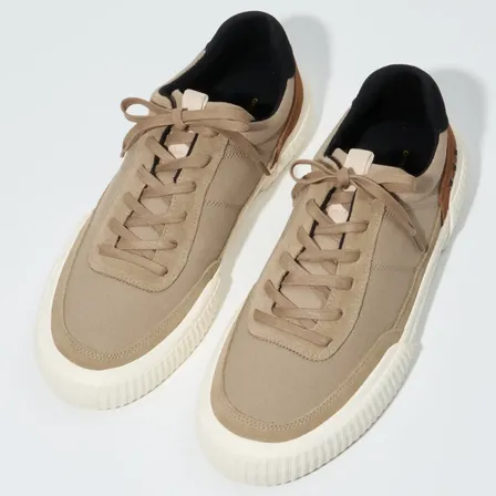 Tênis Masculino Glide Osklen Caqui/camel/preto Lisa 40 Br