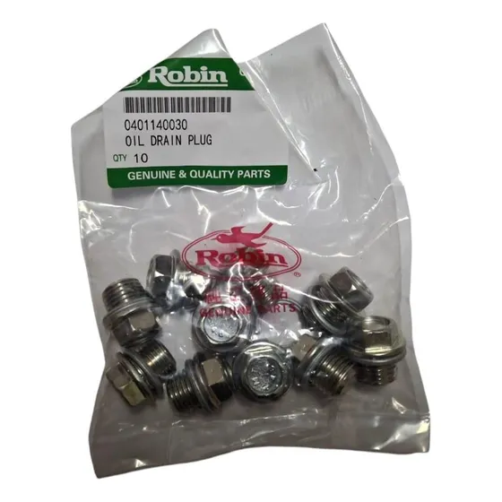 Kit 10 Tornillos Tapon  Aceite Tapa Carter Motor Robin Eh12