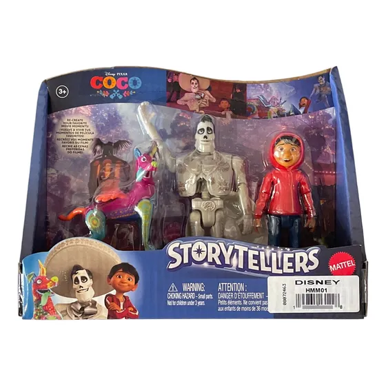 Coco Recuerdame Pack Con 3 Figuras Disney Pixar Storytellers
