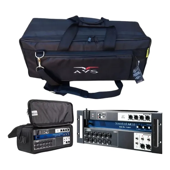 Bag Capa Avs Para Mesa De Som Soundcraft Ui16 Ui12 50x20x11