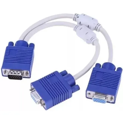 Cable Splitter Vga A Vga 1 Entrada Vga A 2 Salida Vga