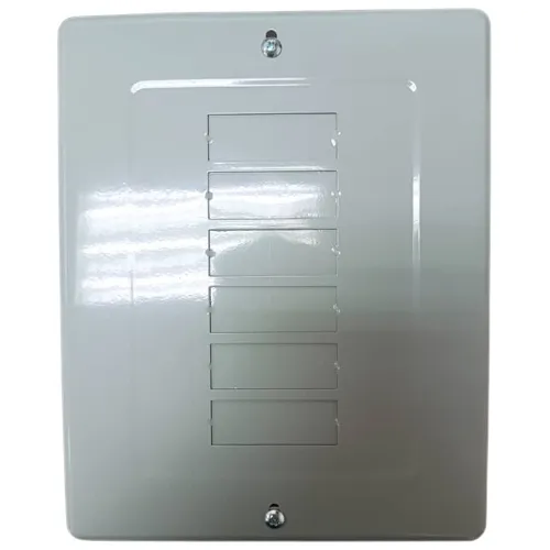 Tablero Residencial Sin Tapa 6 Circuitos Bifasico 110-220v