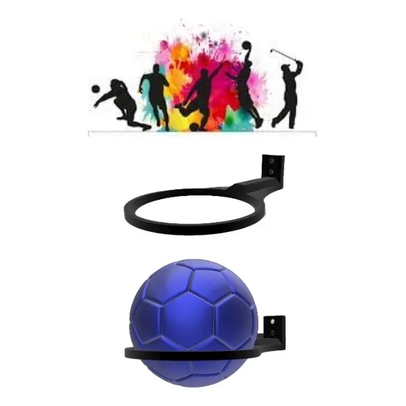 Base Universal De Pared Pelotas Baloncesto, Futbol, Voleibol