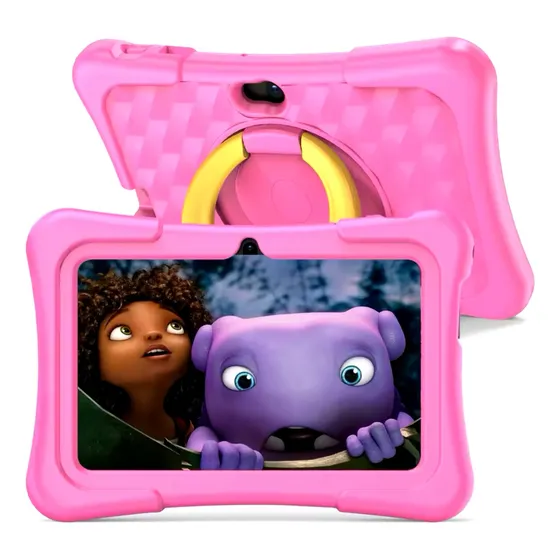 Tablet Para Niños Resistente Foami Android 11 Google Play Rosa