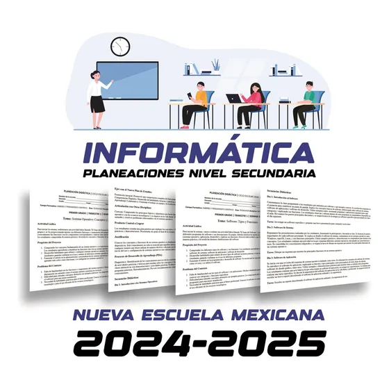 Planeaciones Secundaria Informática Nem Ciclo 2024-2025
