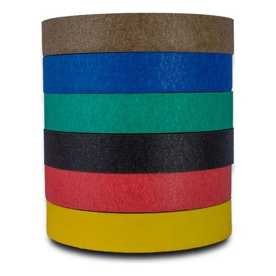 Fita Crepe Colorida 18mm X 30m Fitas Adesivas 6 Cores Nastro