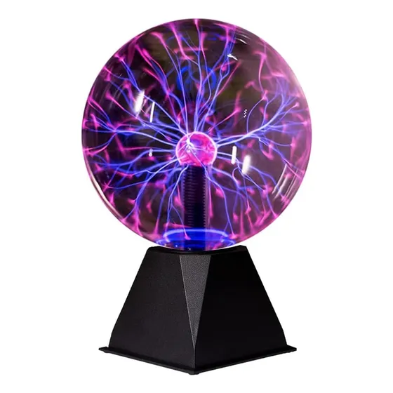 Lámpara De Plasma De Mesa Esfera Cristal Mágico