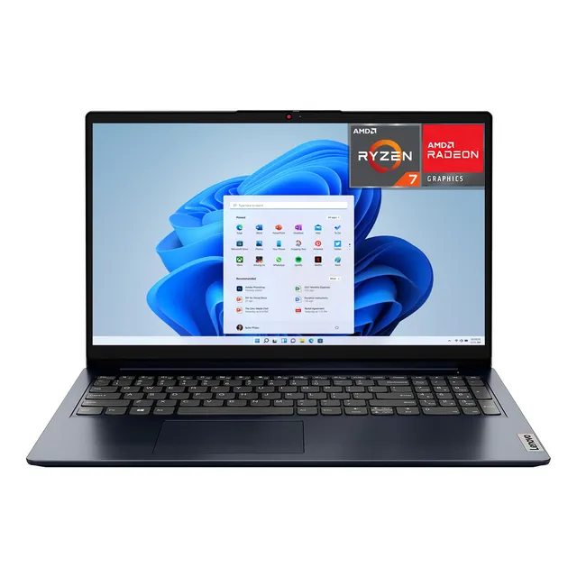 Laptop LENOVO IdeaPad AMD Ryzen 7 24GB RAM 512GB SSD Touchscreen Windows 11 Home