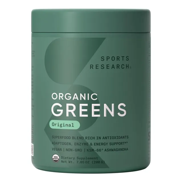 Superalimentos Verdes Sports Research 200 Gr Sin Sabor