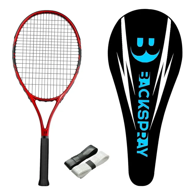 Raqueta Tenis De 27pulgadas Adultos Fibra De Carbono Estuche